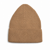 Kids Merino Wool Beanie Mono Caramel
