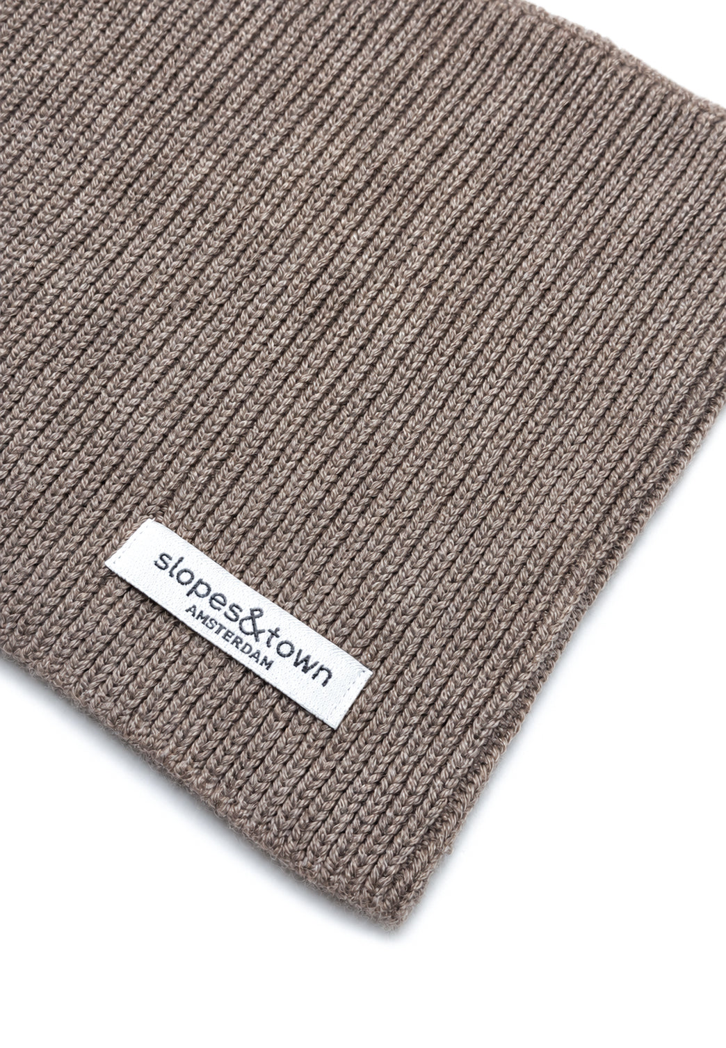 Kids Merino Wool Snood Cocoa Powder