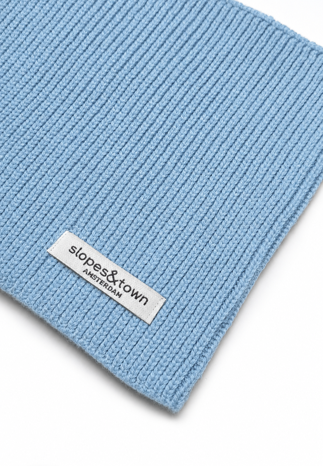Kids Merino Wool Snood Icy Blue