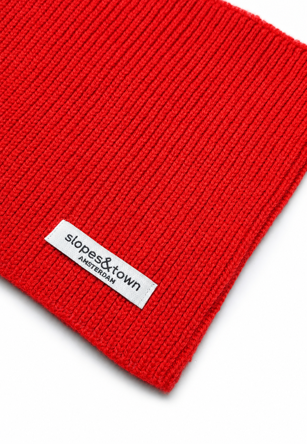 Kids Merino Wool Snood Spicy Red