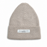 Kids Merino Wool Beanie Mono Beige