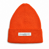 Kids Merino Wool Beanie Mono Orange
