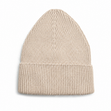 Kids Merino Wool Beanie Mono Light Beige