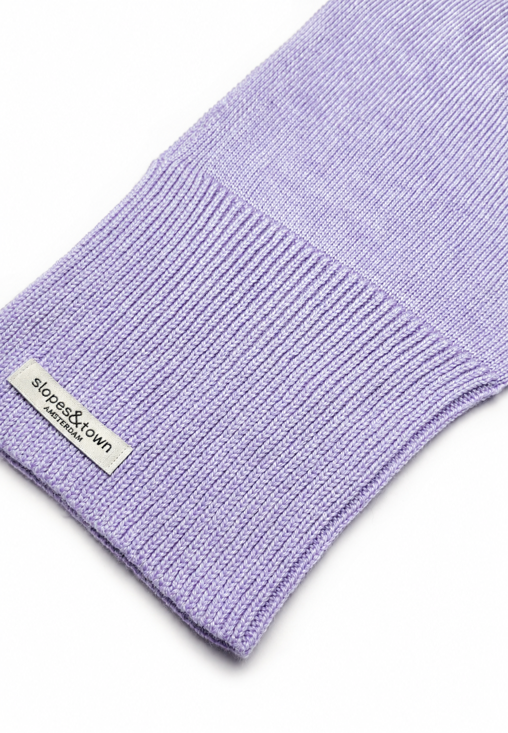 Kids Merino Wool Balaclava Melange Lilac