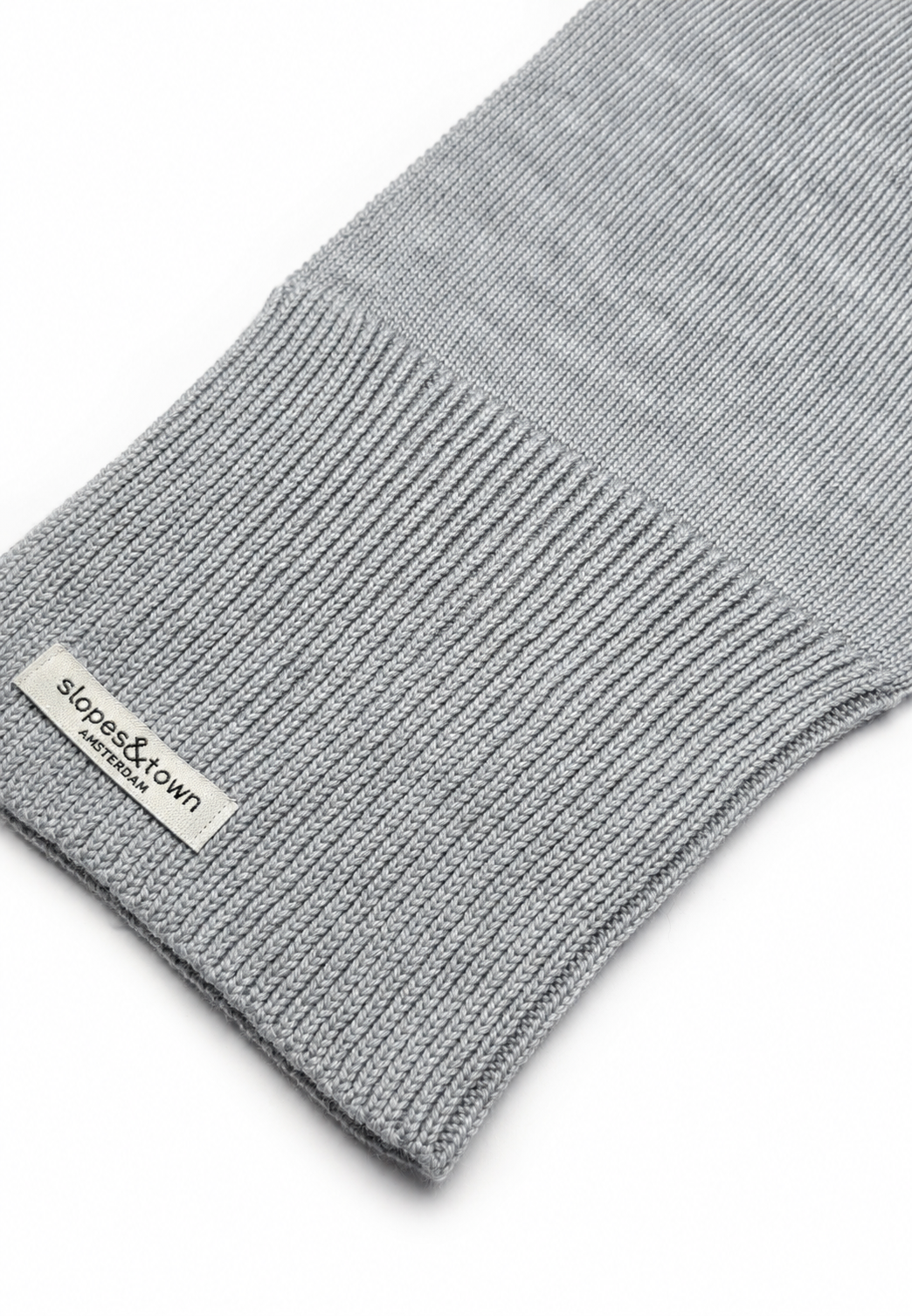 Kids Merino Wool Balaclava Melange Grey