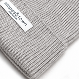 Kids Merino Wool Beanie Mono Melange Greige