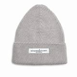 Kids Merino Wool Beanie Mono Melange Greige