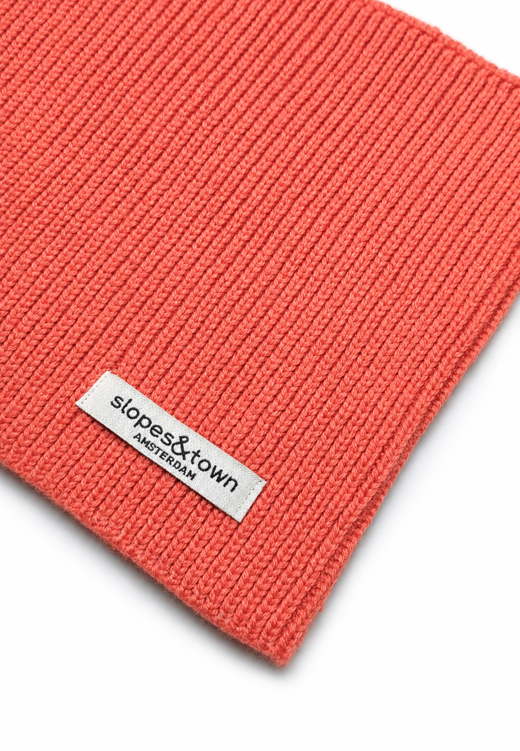 Kids Merino Wool Snood Coral Pink