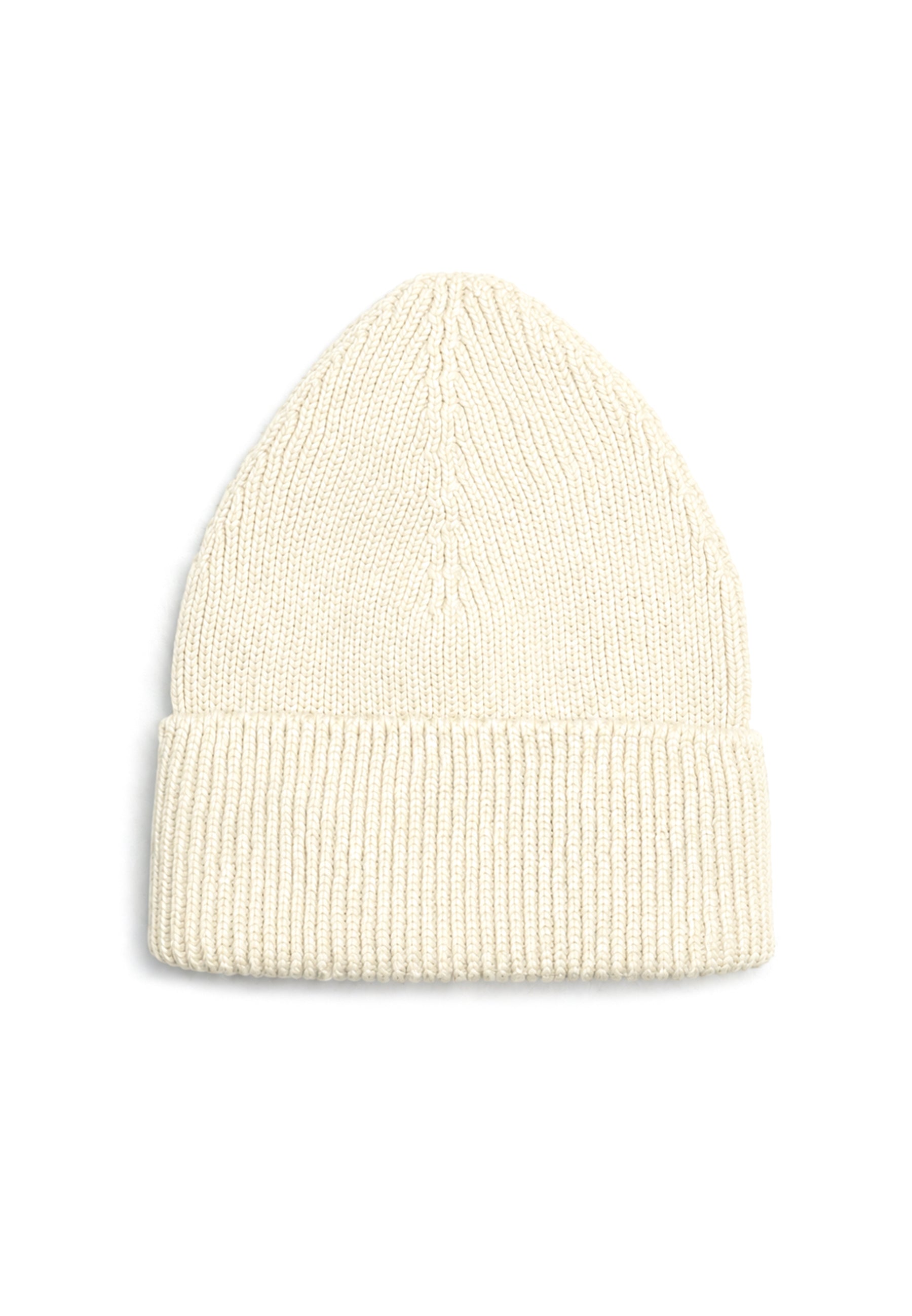 Kids Merino Wool Beanie Mono Off-white