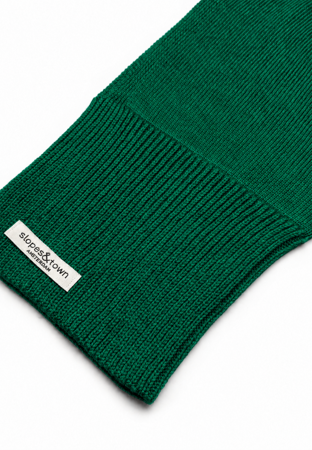 Kids Merino Wool Balaclava Pine Green