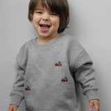 Kids’ organic cotton sweatshirt with Vespa embroidery