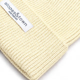 Kids Merino Wool Beanie Mono Pistachio Shell