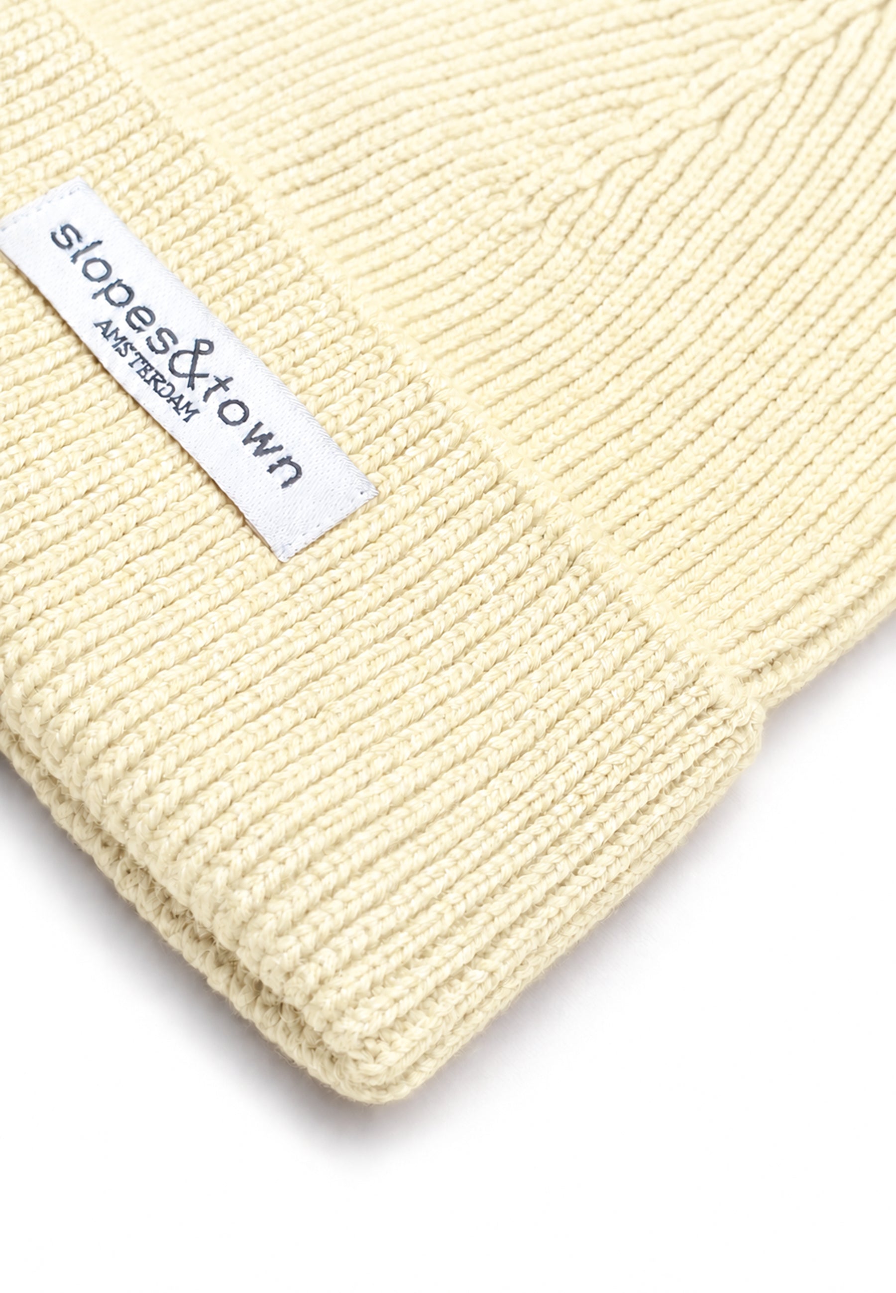 Kids Merino Wool Beanie Mono Pistachio Shell