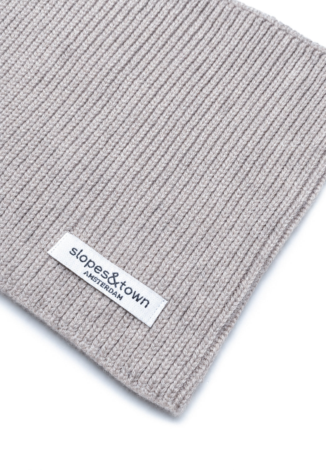 Kids Merino Wool Snood Mottled Greige