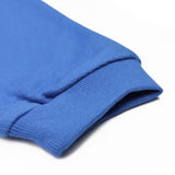 Blue children's tracksuit bottoms with airplane design